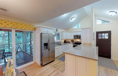 West Beach House | Cozy Cottage with Screened Porch, Deck & Views - Near Golf & Beach