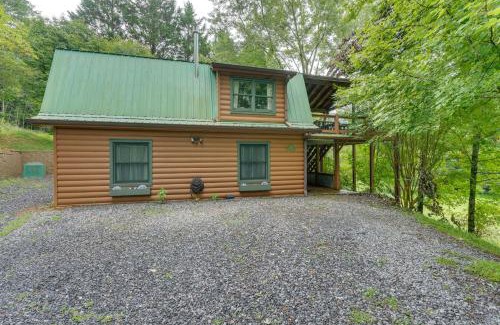 Hayesville House | Cozy Creekside Cabin with Fire Pit and Views!