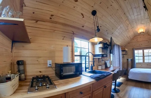 Flat Rock Cabin | Cozy Cub Getaway Pet Friendly Peaceful Vibes