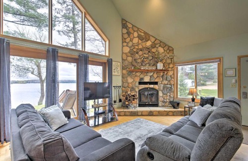 Eagle River House | Cozy Dam Lake Escape with Dock, Yard and Water Access!
