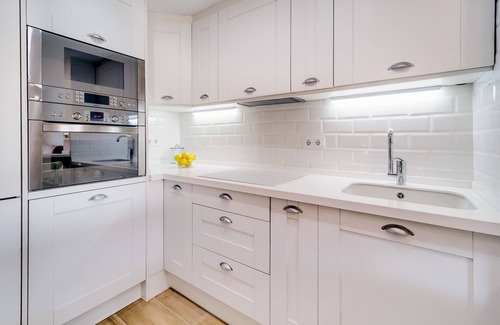 Palafolls Apartment | Cozy duplex for 4 people, free wifi and air conditioning next to the bedrooms. Vivalidays Elisabet community pool and garden