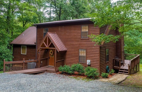 Walnut Mountain Cabin | Cozy Ellijay Getaway w/hot tub