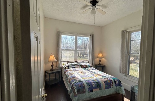 Caplinger Mills House | Cozy family home on 3/4 of an acre - just a short walk from the river