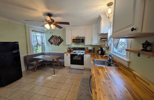 Daniels Hill House | Cozy Historic 2 Bed/2 Bath 1 mile to Downtown in Daniels Hill w/Creek Views