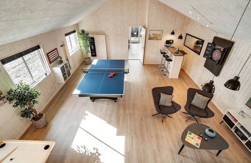 Houstrup House | Cozy home in Nørre Nebel with sauna