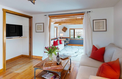 Harwich Center House | Cozy home with firepit, backyard BBQ, & fireplace - near parks, cycling, dining