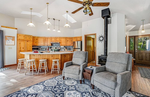 Pacific City House | Cozy Home with Wood Stove, WiFi, Gas Grill, & Large Deck - Walk to Beach
