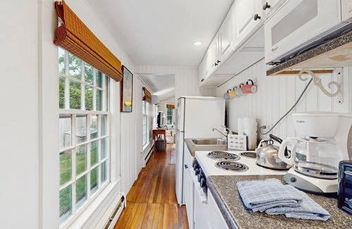 Edgartown Apartment | Cozy in-law suite near Edgartown & the beach with patio, outdoor shower, & AC