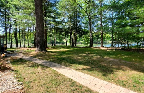 Kalkaska Cabin | Cozy lake front cabin on 6 private acres
