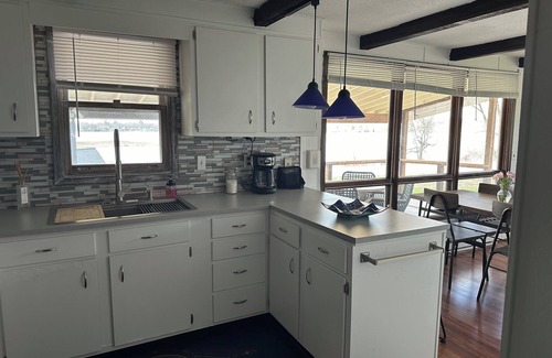 Pardeeville Cottage | Cozy lakeside cottage with huge deck in quaint Pardeeville, Wisconsin