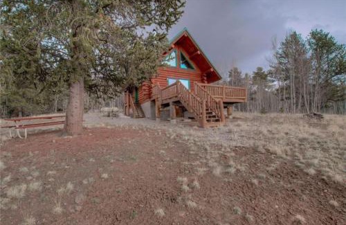Indian Mountain House | Cozy Log Cabin Loft Hot Tub on 5 wooded acres