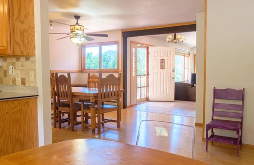 Green Mountain Falls House | Cozy Mountain Home + Private Waterfall!