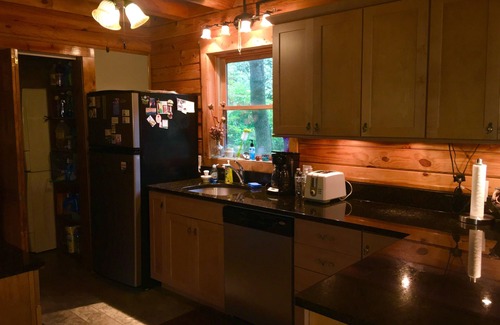 Spruce Pine Cabin | Cozy Mountain Cabin with pond one mile from the Blue Ridge Parkway