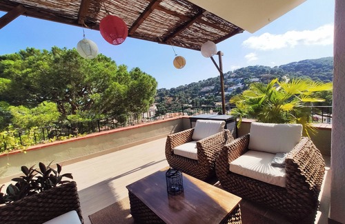 Cabrils Apartment | Cozy Place With a big Private Roof Terrace and Spectacular Views