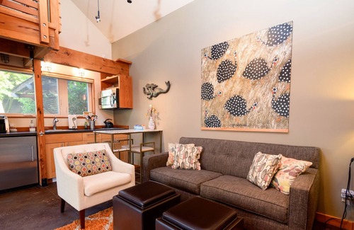 Old Ballard House | Cozy, Private Little House in Ballard - large patio, fire pit and seating