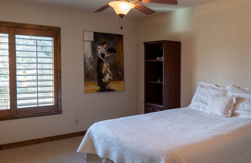 Sanger House | Cozy & quiet country getaway with a pool, 32 acres of land, and horse stables.