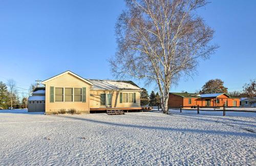Houghton Lake House | Cozy Riverfront Home with Fire Pit in Houghton Lake!