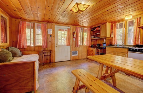 Lac du Flambeau Cabin | Cozy, rustic, Lakeside, Wisconsin Northwoods Cabin. Family & Pet Friendly!