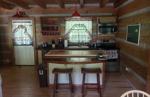 Town of Catharine Cabin | Cozy, secluded log cabin, summer vacation get-away or Fall Hunters paradise .