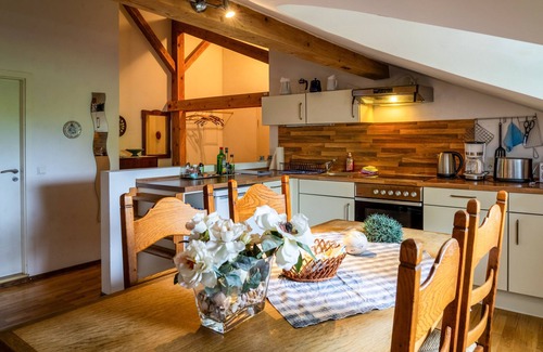Munchen District Apartment | Cozy, spacious attic studio, only 24 KM from Munich center