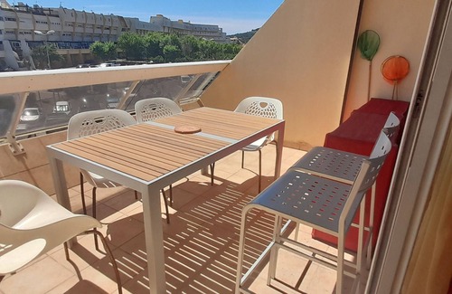 Naturist Village Apartment | Cozy Studio in Agde with Terrace, Ideal for 2, Near Beach