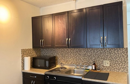 Eau Claire Apartment | Cozy Studio | 2 Twin Beds, Steps from Bow River