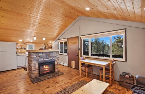 Florissant Cabin | Cozy Studio |Deck Views + Fireplace + Near 11 Mi