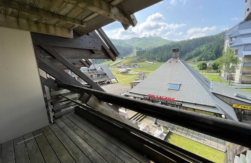 Laveissiere Apartment | Cozy Studio with Balcony in Ski Resort, South Exposure, Convenient Location
