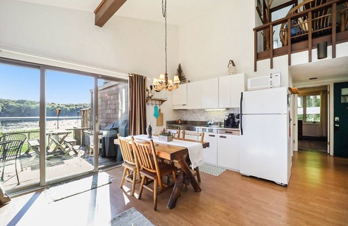 Gaylord Condo | Cozy Summer Townhome - Beautiful Lakefront Access in a Private, Rural Community