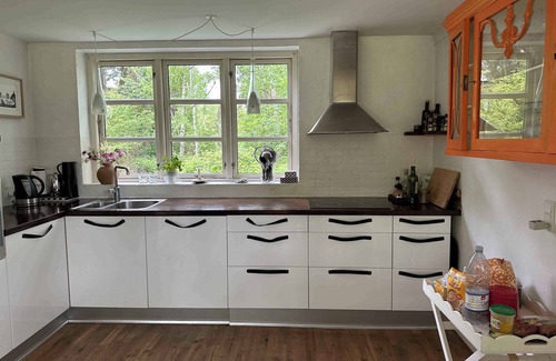 Skodshoved House | Cozy, thatched cottage with modern décor