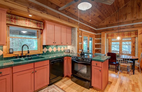 Foscoe House | Cozy Twin Rivers Edge - Waterfall & Pond - Hot Tub - Huge Fenced Yard - Outdoor Pool Table