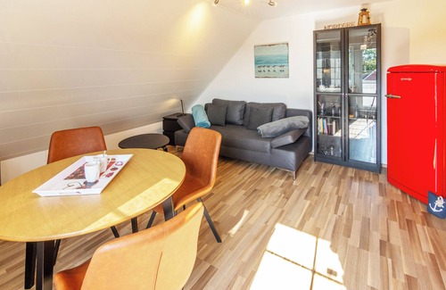 Westeraccumersiel Apartment | Cozy upper apartment Smutje with infrared cabin