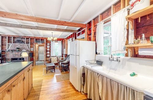 West Bath House | Cozy, Waterfront Cabin-Style Gem with Private Dock and Lovely Views