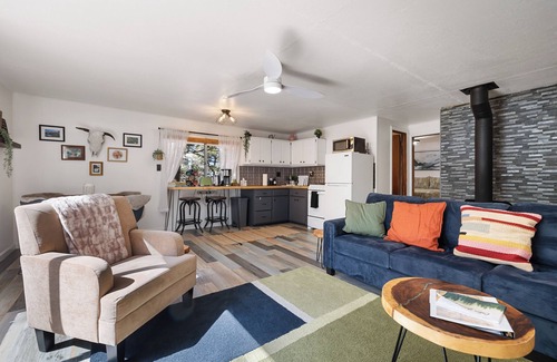 Florissant Cabin | Cozy Winter Cabin! On 1 Acre w Wood Burning Fireplace and Dark Skies!