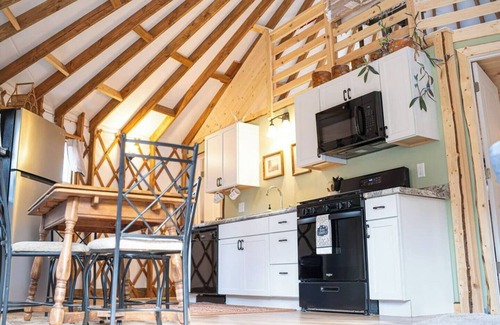 Boulder Junction House | Cozy Year-Round Luxury Yurt with Sauna and Wi-fi