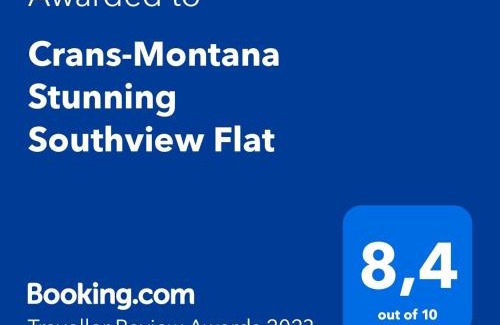 Crans-Montana Apartment | Crans-Montana Stunning Southview Flat