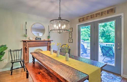 Brevard House | Creekside Brevard Home Less Than 1 Mi to Downtown!