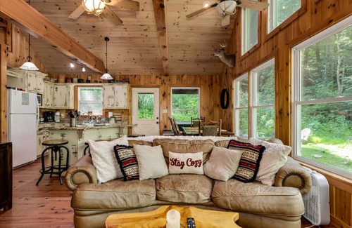 Blue Ridge Cabin | Creekside Cabin, Waterfront/Hot Tub/Pet-Friendly