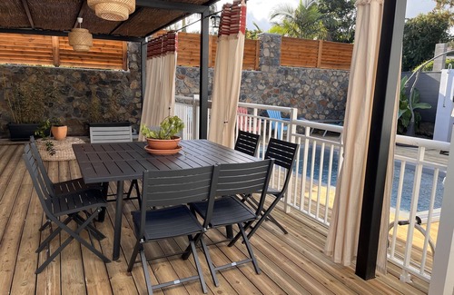 Trois Mares House | Creole villa La Casita with pool and jacuzzi