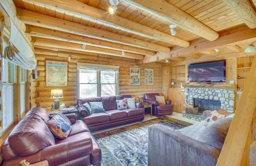 Cedarpines Park House | Crestline Area Vacation Rental Cabin with Decks!