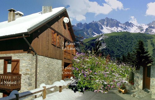 Valmorel Ski Chalet | Crève Tête 3 rooms 60 m2 200 m from the free bus stop and 300 m from the ski lift