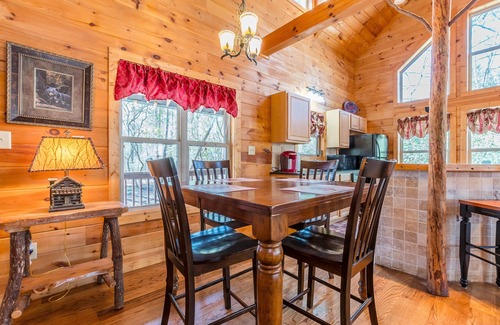 Helen Cabin | Custom Built Cabin with Sauna, Hot Tub & Wrap Around Porch, Pet Friendly 3BR 3BA