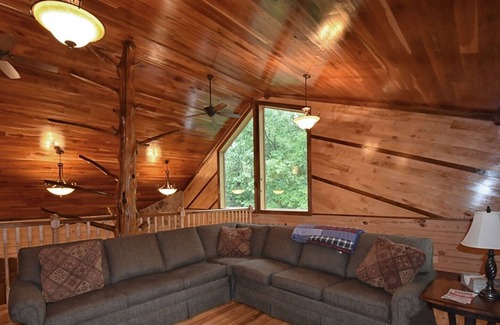 Cadiz House | Custom Built Lakeside Log Home