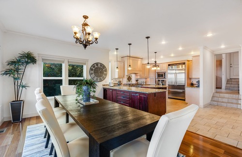 Coupeville House | Custom estate with Puget Sound views, dual masters, fireplace, beach access