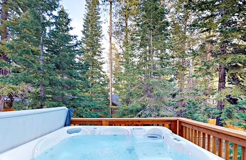 Tahoe Island House | Custom Home w/ Loft - Foosball & Hot Tub, Near Marina & Beach