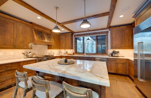Big Sky House | Custom Ski-InandOut Chalet with Hot Tub and Wet Bars!