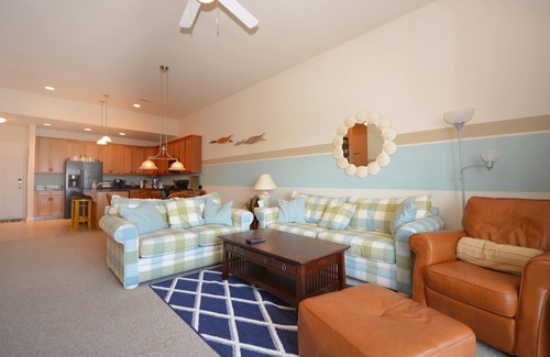 Ocean City Condo | Cute 2-bedroom condo with adorable coastal decor and free WiFi located downtown on the bayside and just two blocks to the beach and Boardwalk!