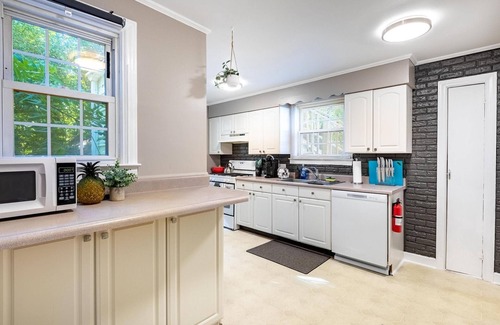 Ypsilanti House | Cute & Bright Depot Town 4BR/2BA Bungalow!