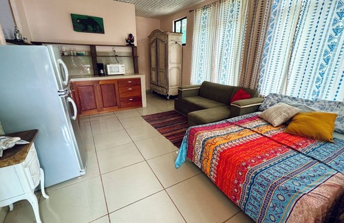 Puerto Carrillo Condo | Cute studio, GREAT location, beautiful pool, close to beach! AC+