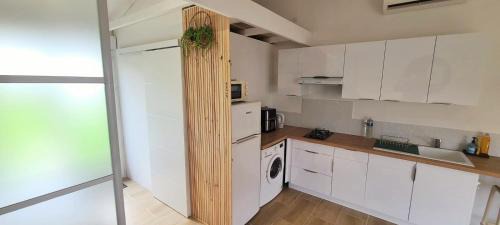 Labastide-Saint-Sernin Apartment | Dépendance de 30 mètres carrés plafond cathédrale
